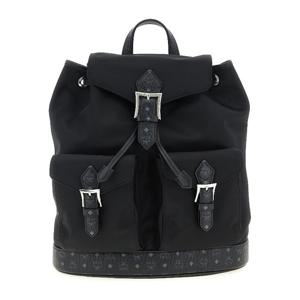 엠씨엠 아렌 스몰 나일론 백팩 MWKFATA04 BK