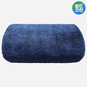 월드크린 듀플렉스 드라잉 타월 90x70 네이비 차량용 세차 버핑 유리 수건