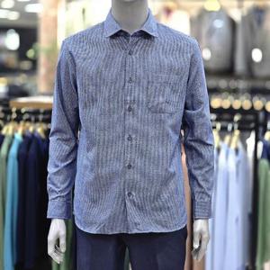 런던포그 세이브존04 세미 일자 기본에리 네이비 긴팔셔츠 LOWVA32Z