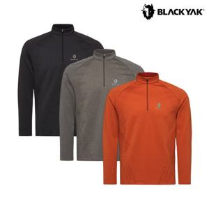 블랙야크 남성 리키안 기모 집업 긴팔티 겨울 등산티 빅사이즈 1BYZTWU006