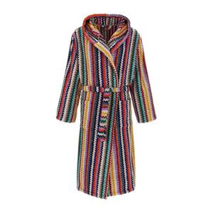 미쏘니 지그재그 테리 코튼 후드 바스로브 1D3AC99704 100