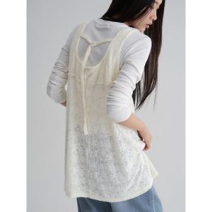 (165971AY10) [에잇세컨즈] 기모 레이스 레이어드 미니 원피스  아이보리