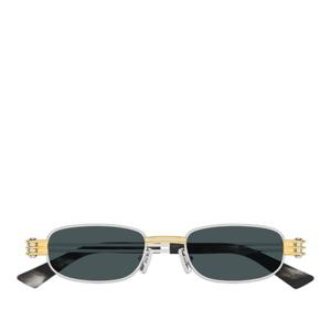 보테가베네타 메탈 프레임 렉탱귤러 선글라스 BV1381S 003 SILV