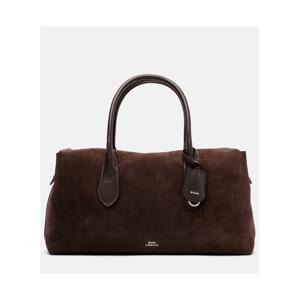 폴로 랄프로렌 레더 트리밍 스웨이드 더플 백 P01057808