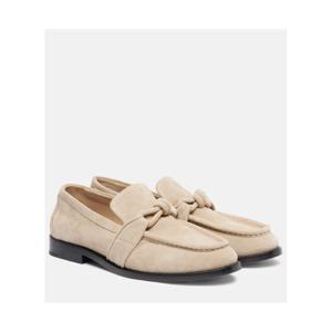 Bottega Veneta Astaire Knot 스웨이드 로퍼 P01057304