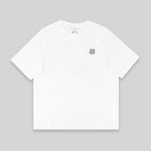 25SS 메종키츠네 MW00111KJ0119 P100 여성 볼드 폭스헤드 티셔츠 화이트