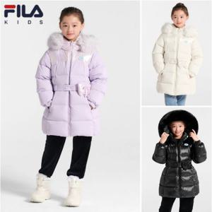 [FILA KIDS]글로시 벨티드 롱다운-FK254DJ07G003