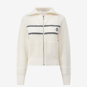 [듀엘]DEWL 와이드 카라 자카드 집업 가디건 D253KSL010