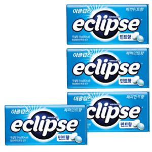 이클립스 페퍼민트향 34g x 4개 금연사탕 입냄세제거