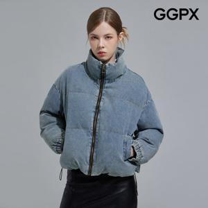 GGPX  캐주얼 스트링 데님 패딩 점퍼 GPAJP027F