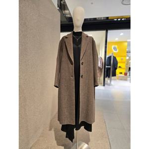 나이스클랍 싱글 버튼 코쿤 코트 (N254MWCA54)