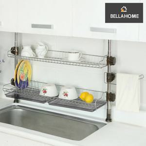 [벨라홈] 기둥형 씽크선반 600 2단(CN9686)