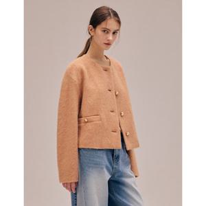 나이스클랍 라운드넥크롭자켓 N254MWCA11