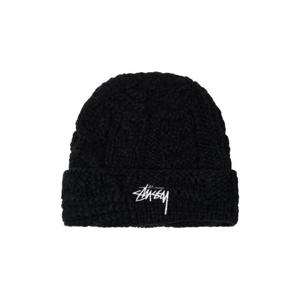 스투시 니트 패치워크 비니 블랙 1321112BLACK