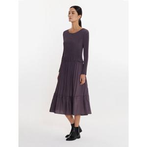 [플리츠미][플리츠미] 투 티어드 플레어 롱 원피스_PPOPF125005