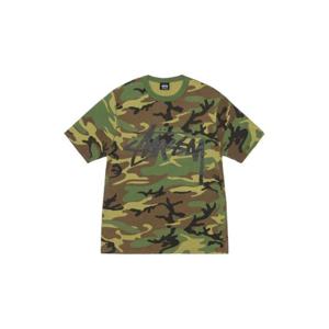 스투시 스탁 카모 티셔츠 카모 블랙 1905032Black