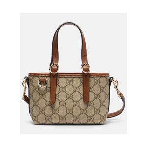 구찌 GG 캔버스 레더 트리밍 토트 백 P01118031