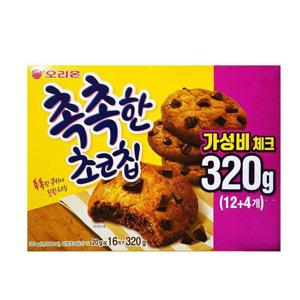 [오리온] 촉촉한초코칩 320g 5개
