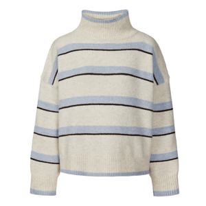 FOCUS   인베스트  줄무늬 하이 넥 루즈 핏 니트 PBINF5W1KT2230