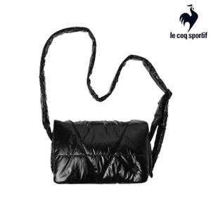 [르꼬끄] 남녀공용 글로시 패딩 크로스백 QQ423ABGO1_BLK