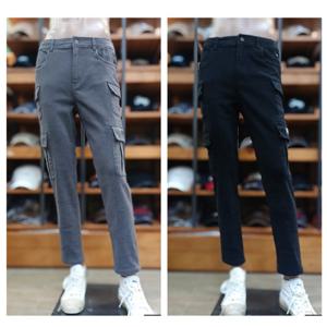 [지프](공용)   기모  아웃 포켓  배기 카고팬츠 JQ4PTU742_BP