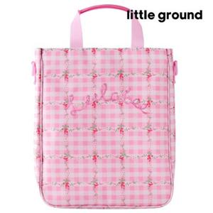 [리틀그라운드8] 룰라비(76912-835-03)스프링체크슈즈백 아동여아 신주머니 실내화가방 신학기 데일리