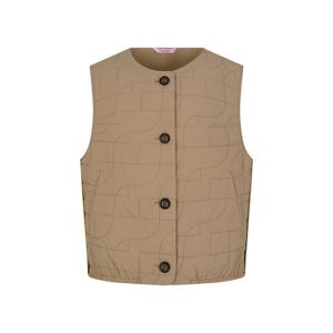 올리비아하슬러 전체 자수 퀼팅 베스트_OHEWVT302