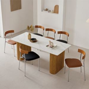 오르다 사각 고급우레탄도장 템바보드 1600세라믹식탁테이블 6인용