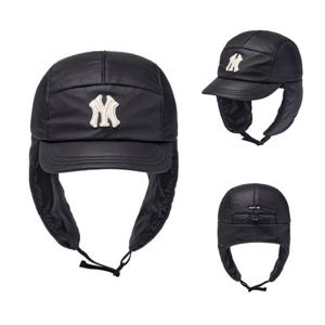 MLB 공용 커브 패딩 이어플랩 캡 뉴욕양키스 (3AWMP0156-50BKS)
