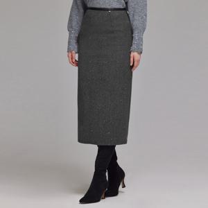 FOCUS   기모  H라인 샤이닝 모직 스커트 PBINF5W3SK8231