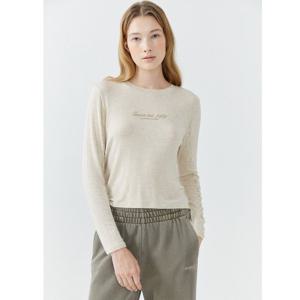 [게스(진)]여성 소매 디테일 긴팔티 YO3K2414