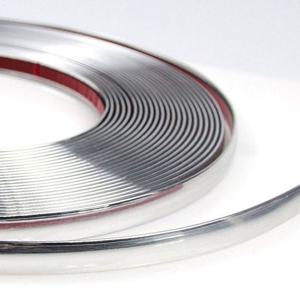 D24 고광택 메탈 라인 크롬몰딩 은선몰딩 15M 12mm