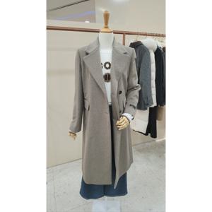 [케네스레이디]더블버튼 캐시미어코트 EVHCPL9900