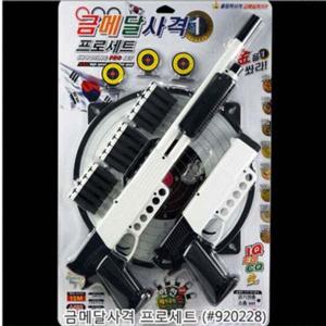 [오너클랜]인기상품 가가 장난감총 금메달사격프로세트 [WFJLAX6