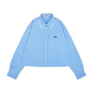 미우미우 MK1921 16T4 F0013 더블 레이어드 셔츠