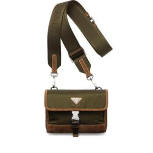 프라다 삼각로고 리나일론 스웨이드 폰 홀더 크로스백 2ZH1082HJ
