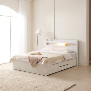 보루네오 라보떼 라임힐 호텔식 4서랍침대 Q (CL라텍스독립) DB4032