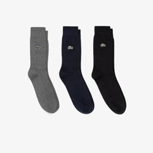 라코스테 공식 남성 솔리드 신사용 양말 3P 세트_ RA134B-55N 031