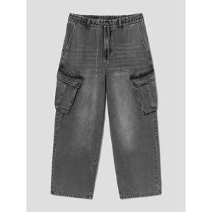 (265Y21BP73) [에잇세컨즈] 벨티드 카고 데님 팬츠  그레이