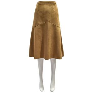 [페이지플린]스웨이드 미디 A라인 스커트 F5DSK400