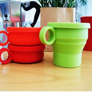 접이식컵 R1 캠핑용 실리콘 접이식 컵 1P 캠핑컵 휴대컵