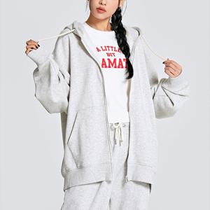 [스파오][프렌치테리] 루즈핏 2-WAY 후드집업 (SPMZC49U01-T)