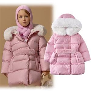 [블루독8-아동] 택1 PK NY)롤리B벨트덕다운점퍼 오리털 여아 롱패딩 파카 두돌선물 초등학생 25C7511451