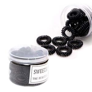 스프링 머리끈 소형 1세트(25개) 전화선 헤어고무줄