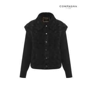 [꼼빠니아][꼼빠니아]양모 레이어드 자켓-CW23FU1002001A