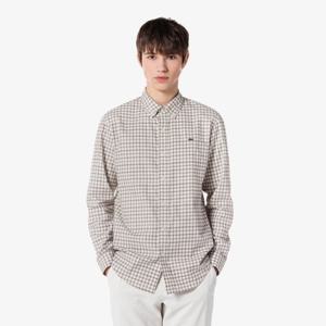 라코스테 공식 남성 플란넬 그리드 셔츠 CH701E-54N 02S