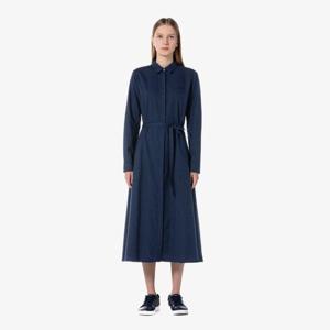 라코스테 공식 여성 플란넬 우븐 롱드레스 EF896E-54N HDE