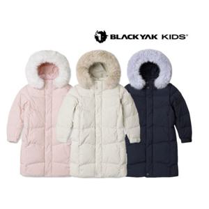 [블랙야크키즈]25년 FW신상 남여공용 롱패딩 O스노우롱다운자켓 1BKPAWU905-NW