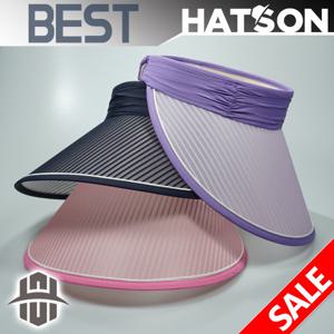 [햇츠온]HatsON 여성 플라워 자외선 차단 썬캡 모자 H1-1203 AA