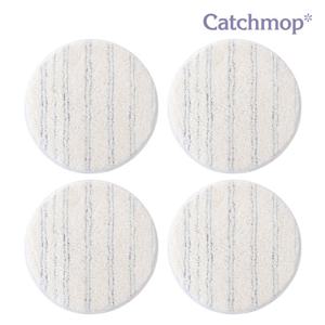 캐치맙 원형 물걸레 청소기용 패드 4P (21cm 호환형)